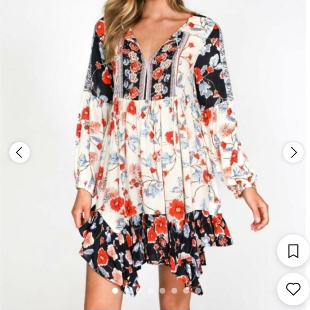 Patrons of Peace Floral Dress